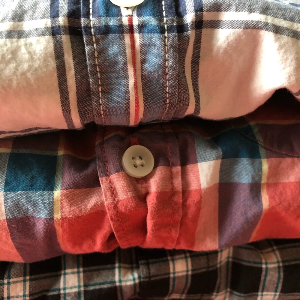 Men’s Three Pack Long-sleeved button up shirts